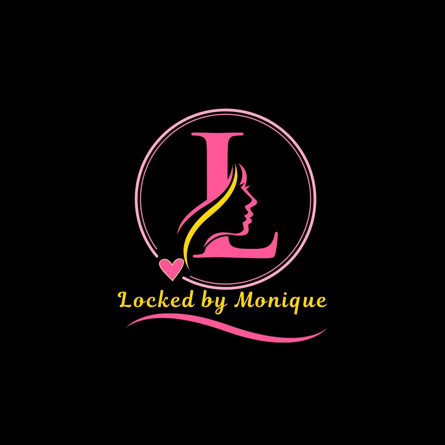 Locked by Monique Hair Studio Nairobi Logo